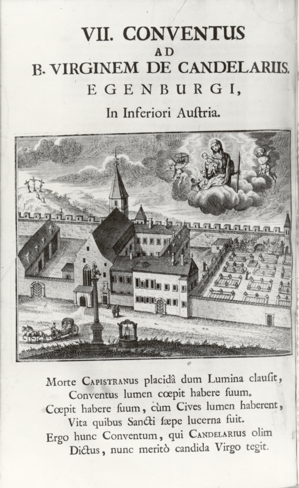 NÖ Landesbibliothek Cover : Cosmographia Austriaco-Franciscana