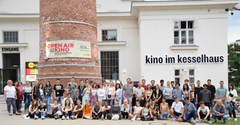Regina Stierschneider Gruppenfoto Kino im Kesselhaus