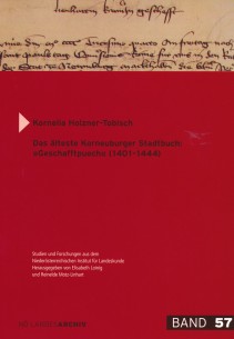 Kornelia Holzer-Tobisch: Das älteste Korneuburger Stadtbuch
