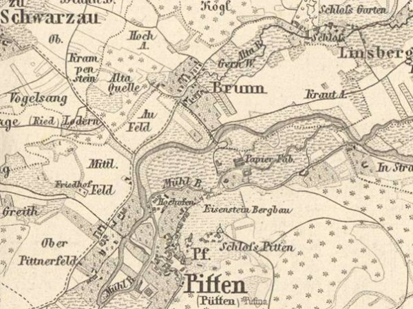 NÖLB Ausschnitt aus Blatt 105