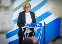 Landeshauptfrau Johanna Mikl-Leitner beim Europa-Forum Wachau.