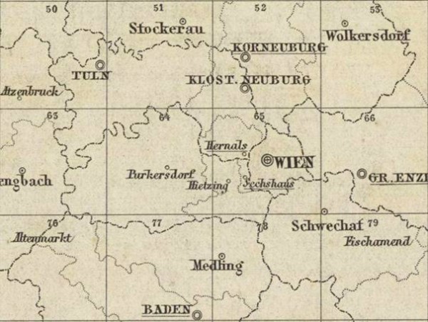 NÖLB Ausschnitt aus Blatt 111